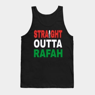 Straight Outta Rafah - Double-sided Tank Top